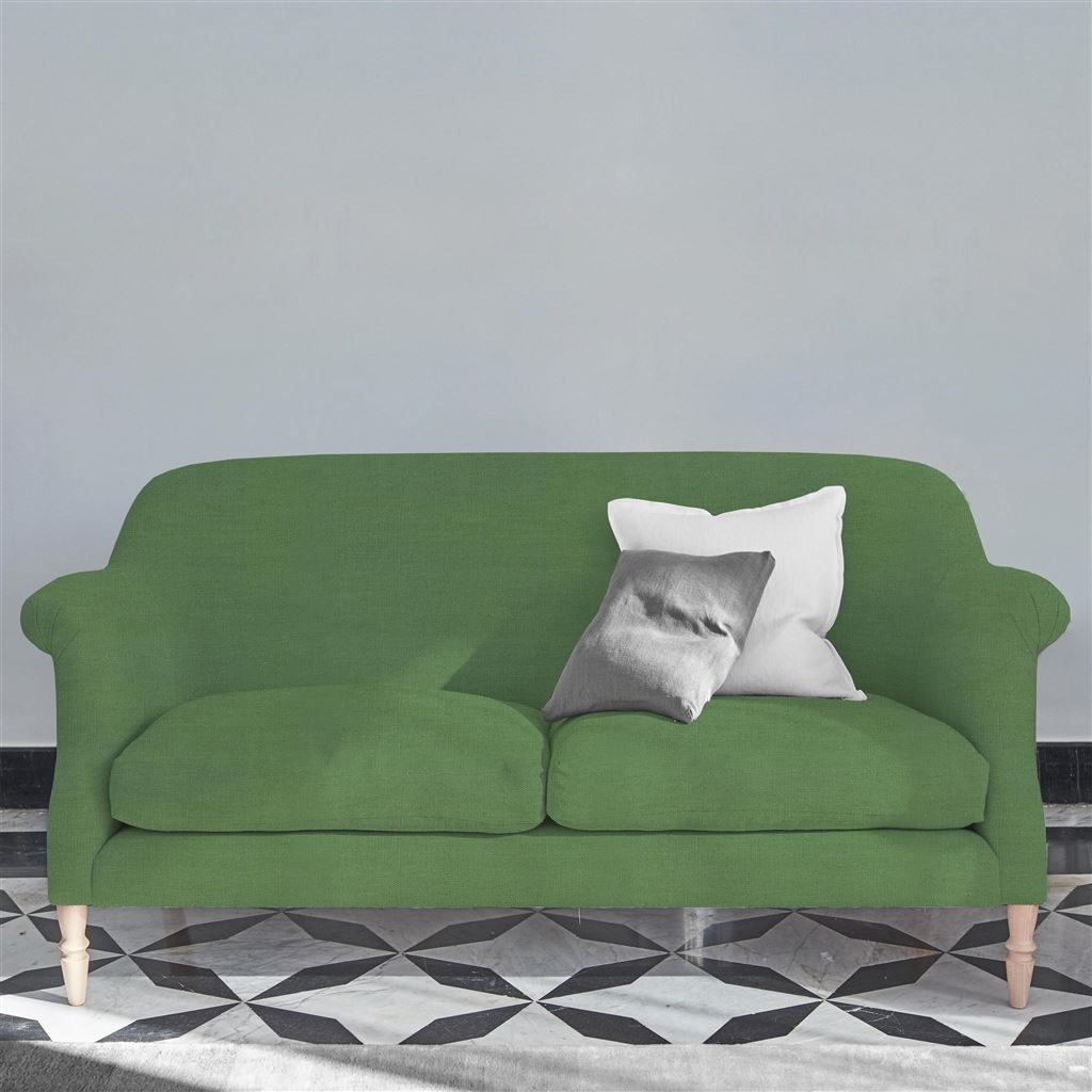 Paris 2.5 Seat Sofa - Brera Lino - Emerald - Beech Leg