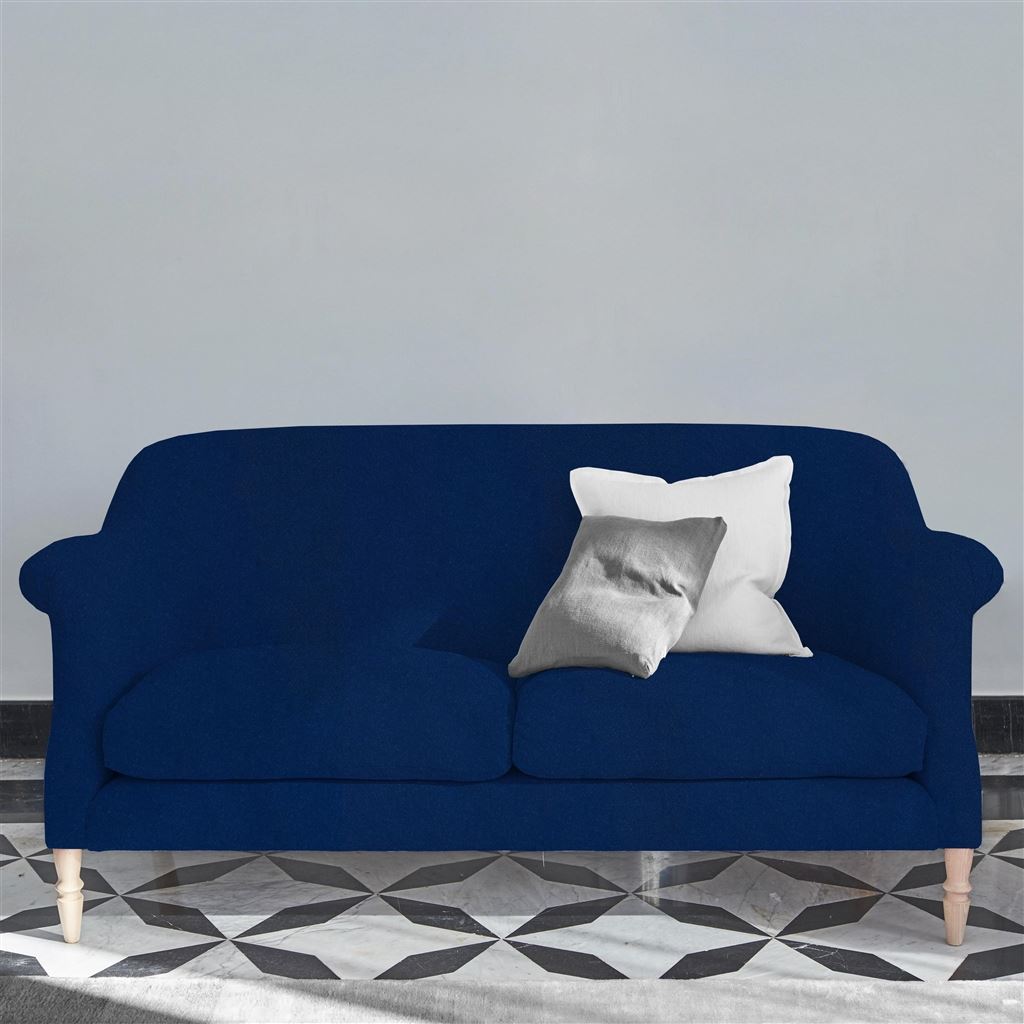 Paris 2.5 Seat Sofa - Cassia - Indigo - Beech Leg