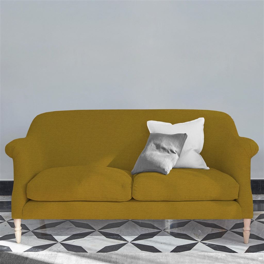 Paris 2.5 Seat Sofa - Tarazona - Ochre - Beech Leg