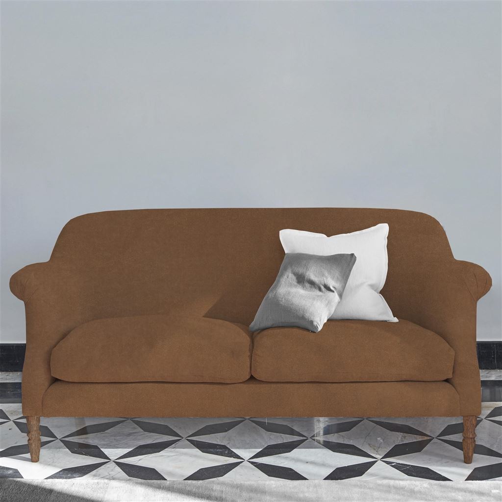 Paris 2.5 Seat Sofa - Cassia - Hazel - Walnut Leg