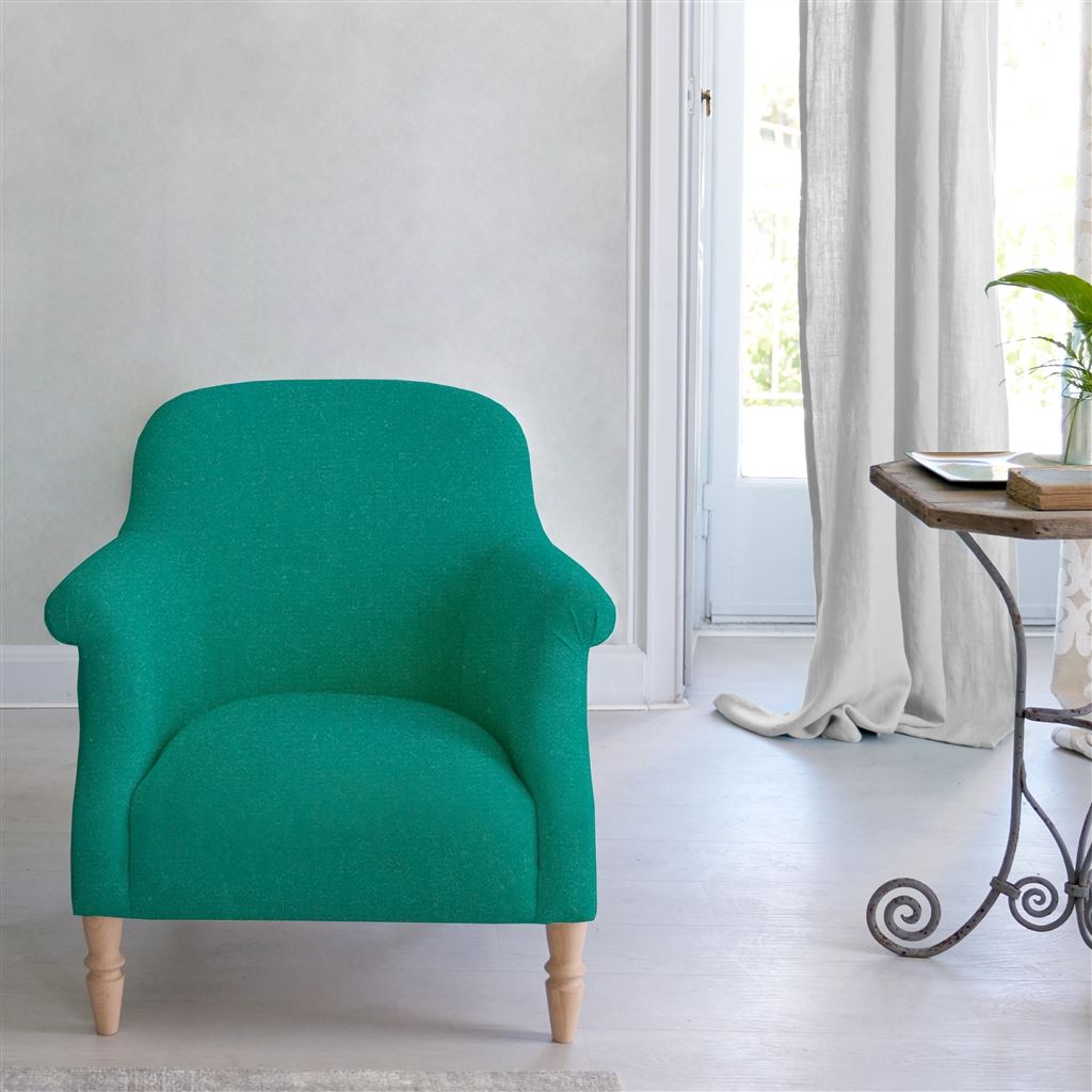 Paris Chair - Cassia - Ocean - Beech Leg