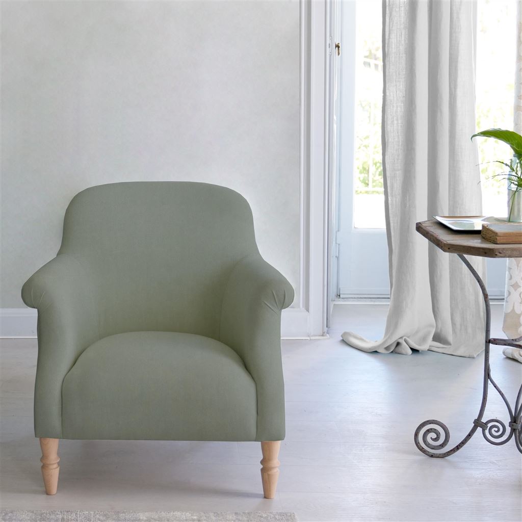 Paris Chair - Cassia - Zinc - Beech Leg