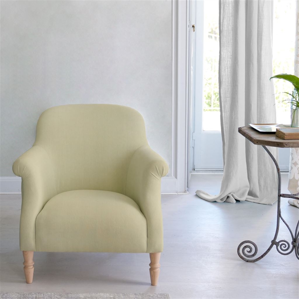 Paris Chair - Cassia - Calico - Beech Leg