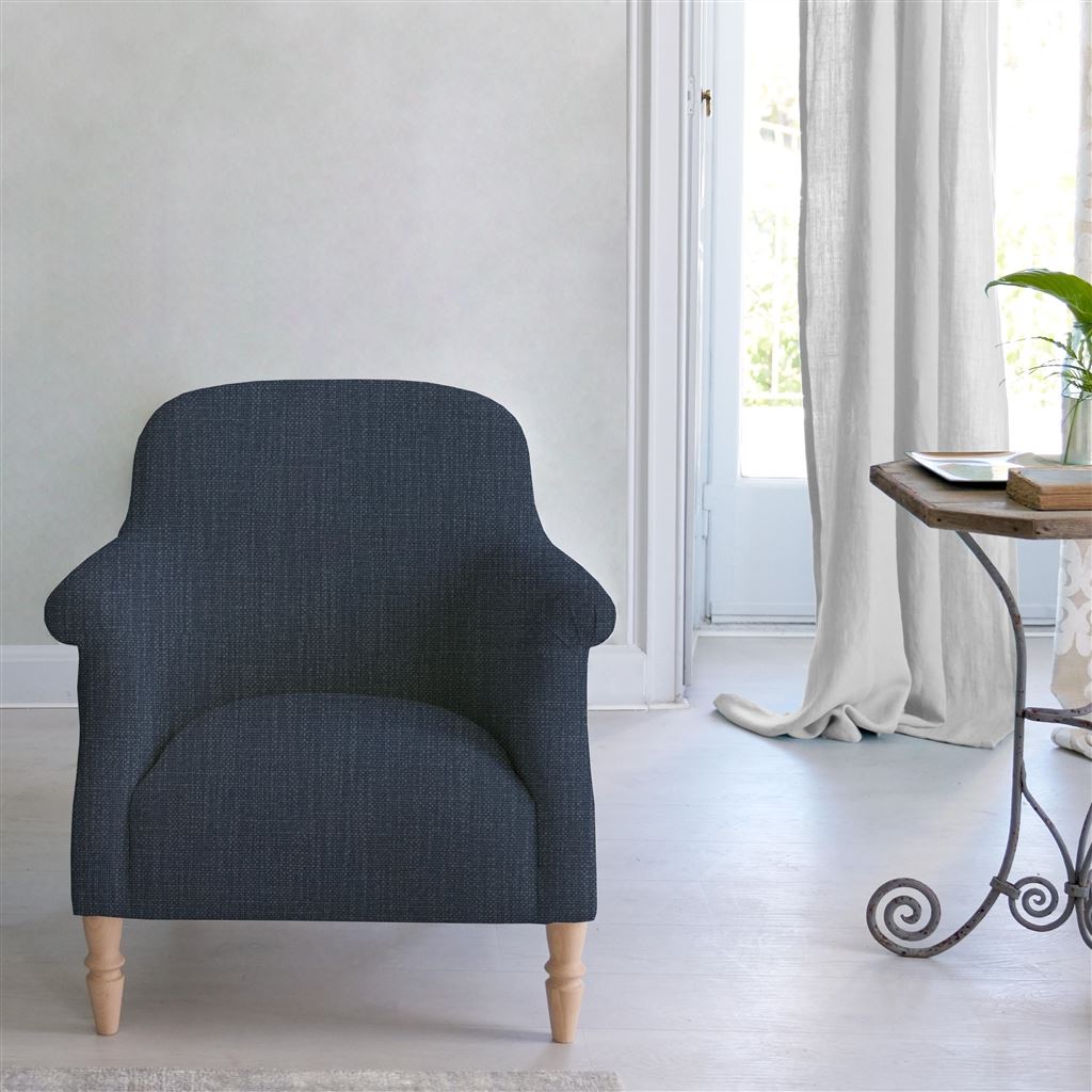 Paris Chair - Tortona - Indigo - Beech Leg