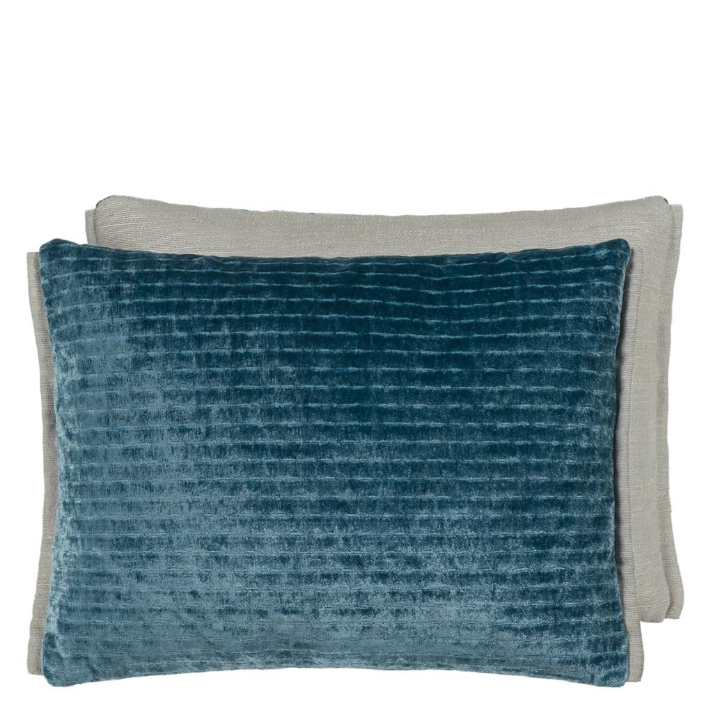 mazarin teal cushion