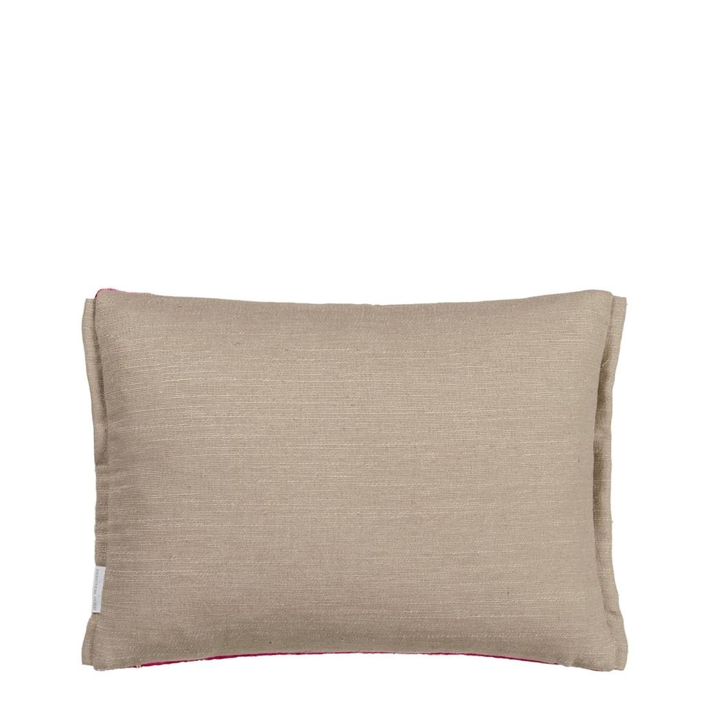 Mazarin Fuchsia Cushion - Reverse