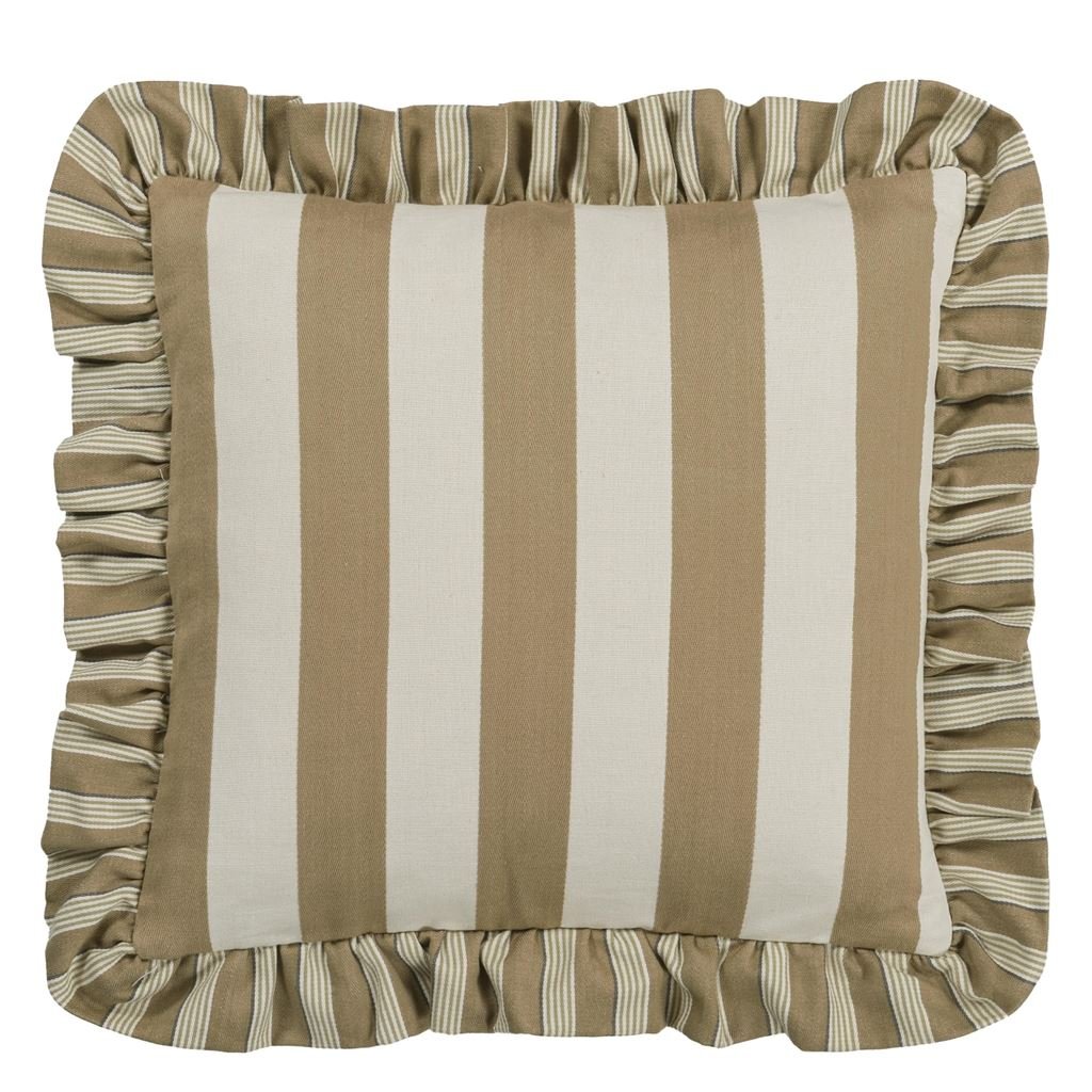 Berkeley Stripe Natural Cushion