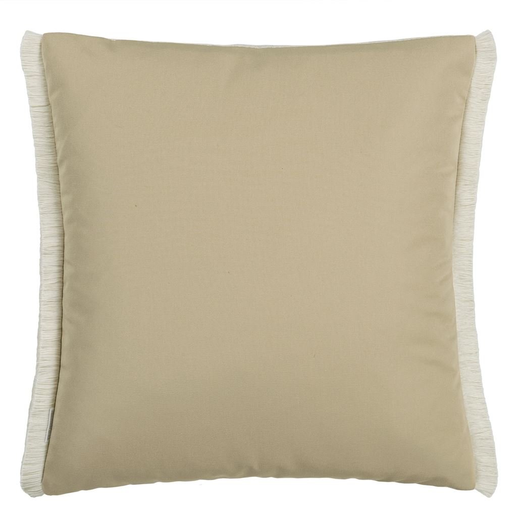 Navarre Ecru Outdoor Cushion - Reverse