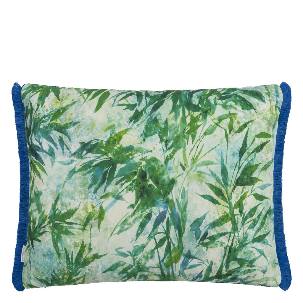 Tarakan Emerald Outdoor Cushion - Reverse