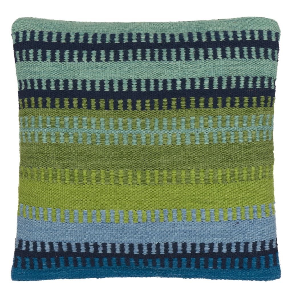 Muturi Cobalt Outdoor Cushion - Reverse