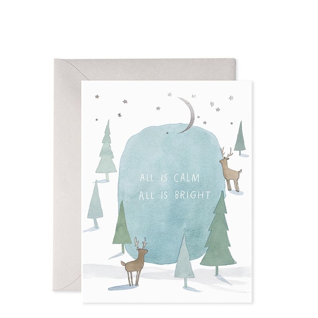 All is Calm All is Bright Christmas Cards