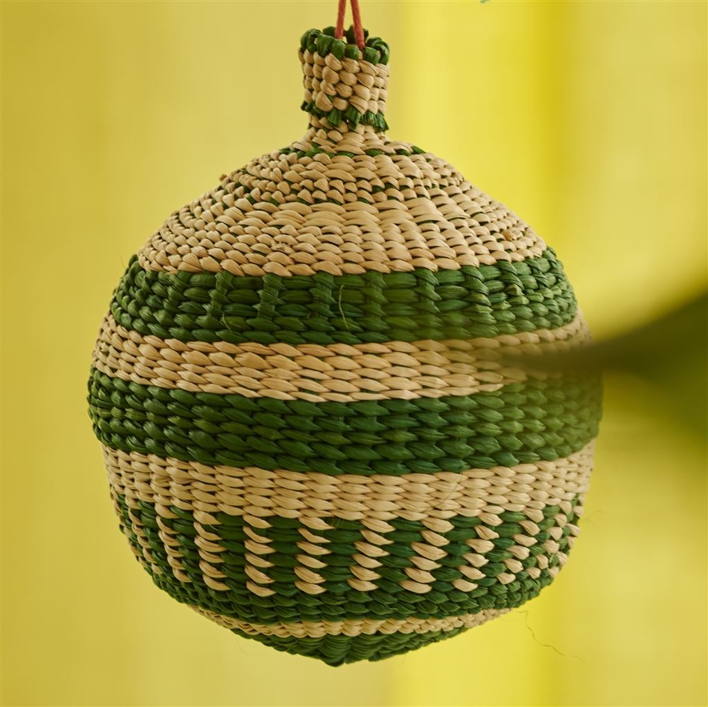 Small Rattan Christmas Decorations Set of 3