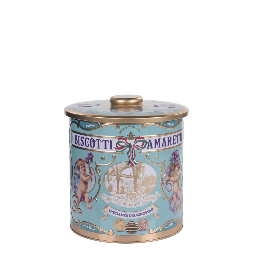 Amaretti Del Chriosto Assorted Italian Biscottiera Tin