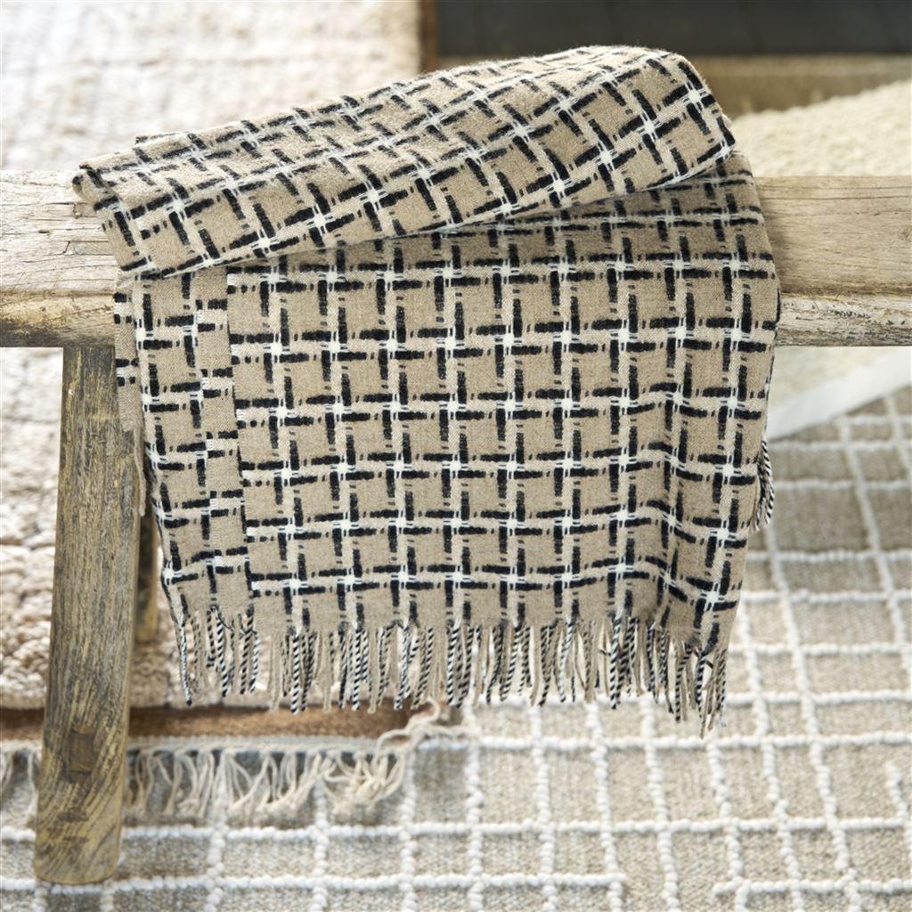 Clarendon Natural Throw