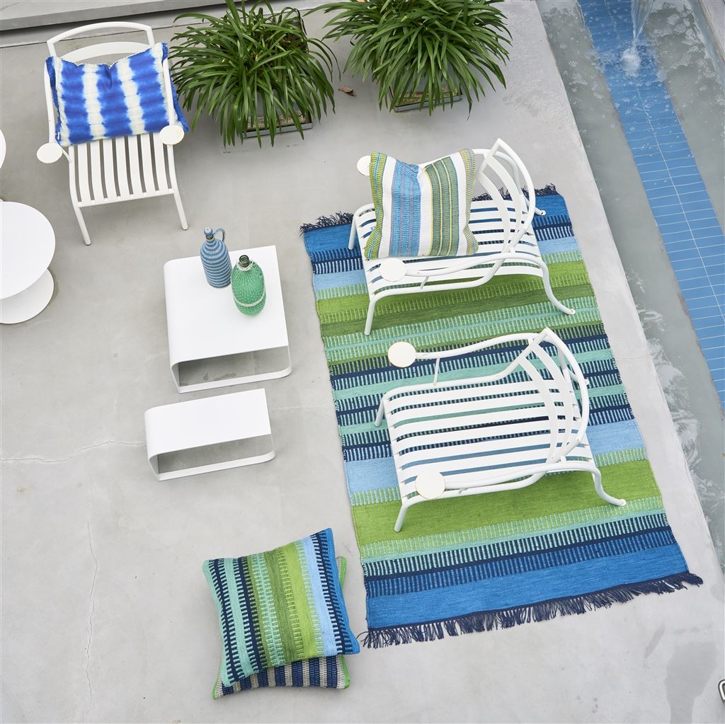 Muturi Cobalt Outdoor Rug