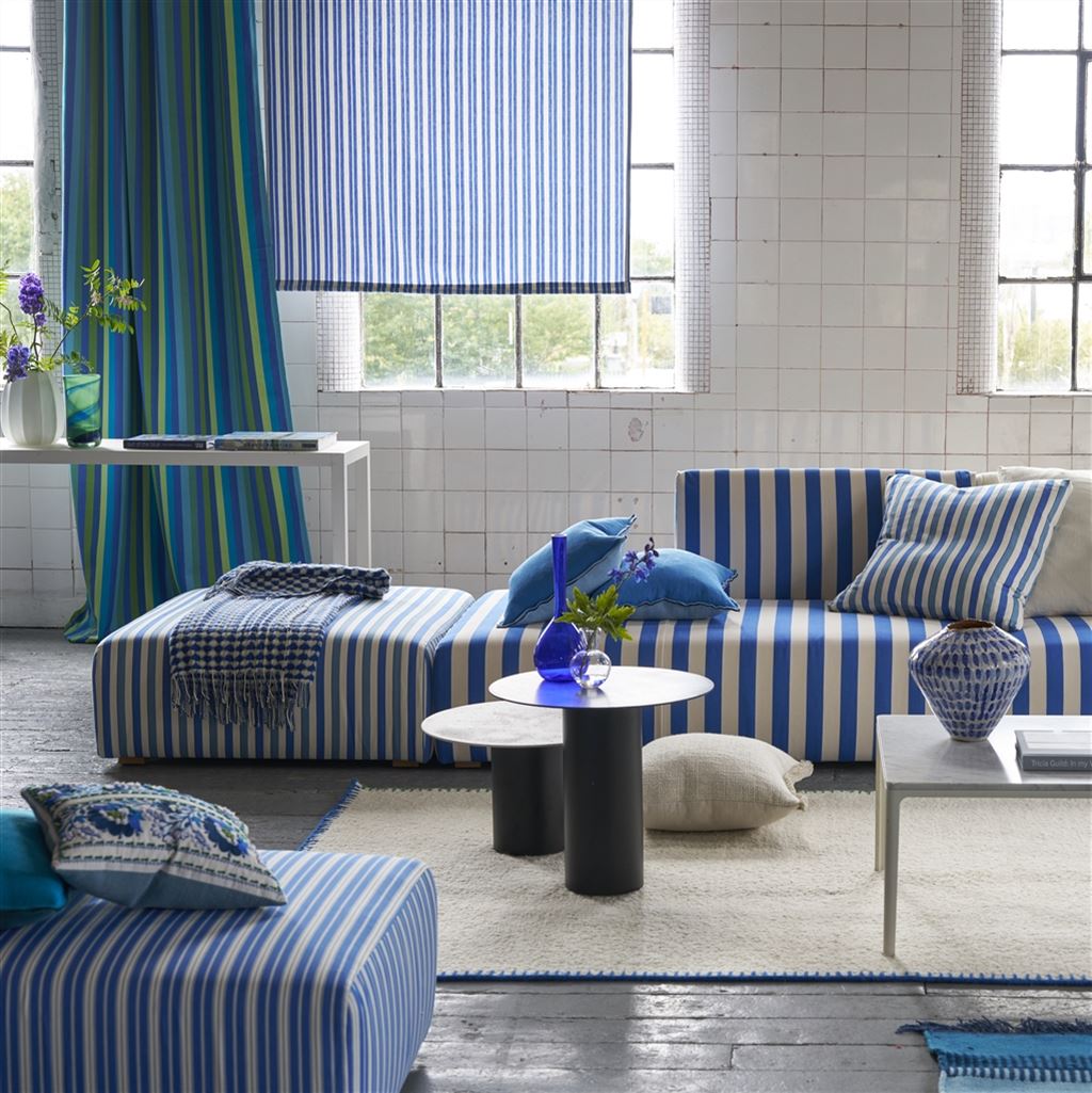 Berkeley Stripe Cobalt