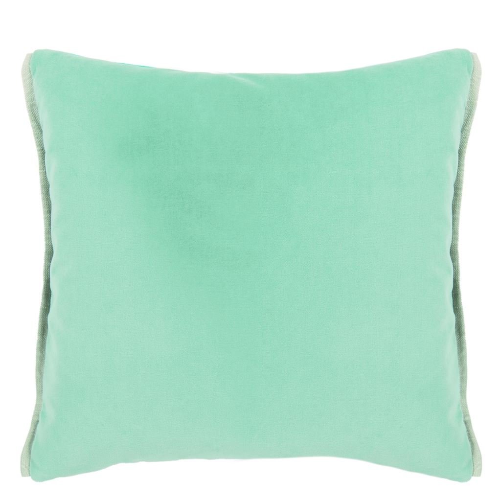 Varese Azure & Pale Aqua Cushion - Reverse