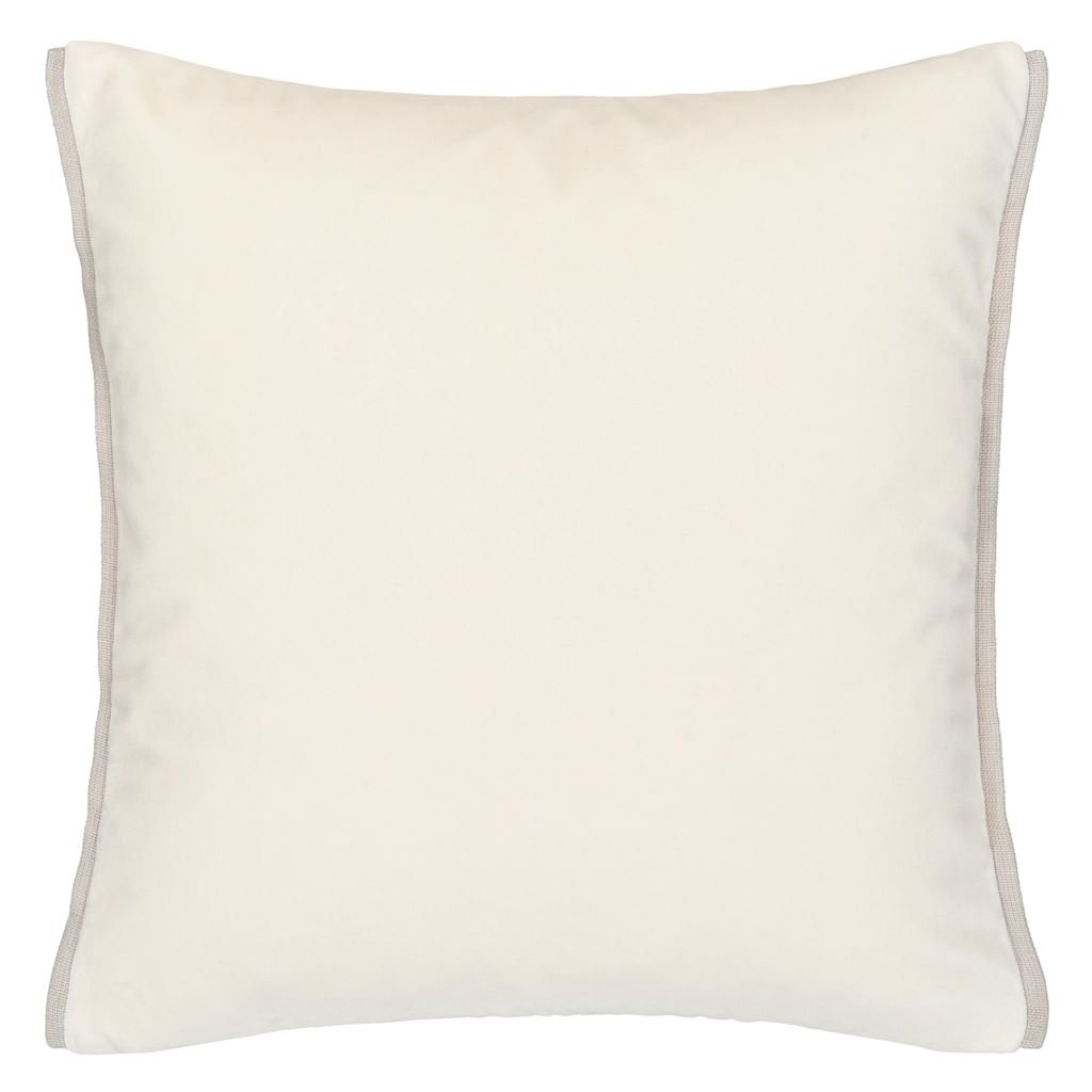 Varese Roebuck & Parchment Cushion - Reverse