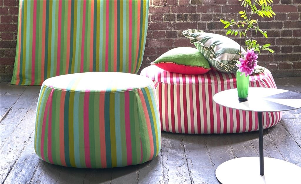 STRIPED & CHECKED UPHOLSTERY