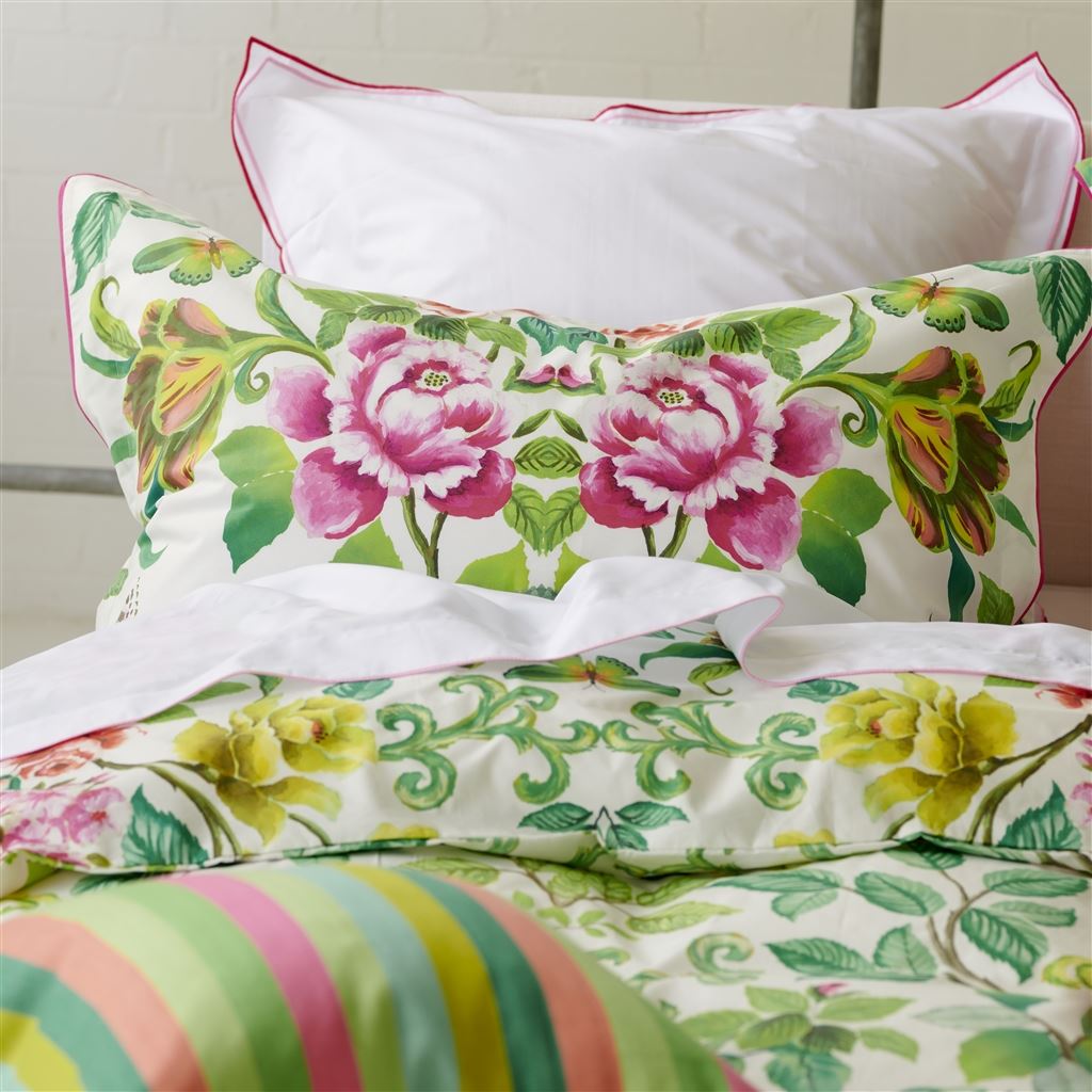 Eleonora Fuchsia Cotton Bed Linen