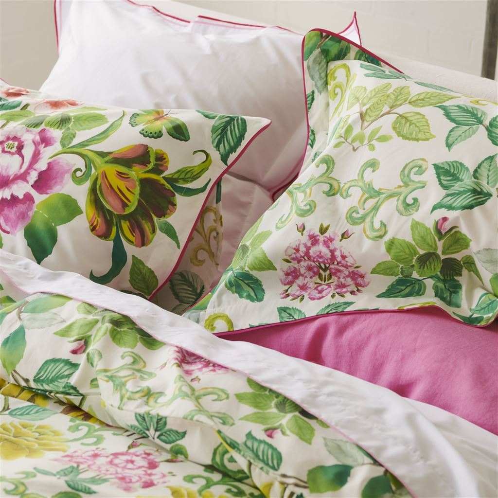 Eleonora Fuchsia Cotton Bed Linen