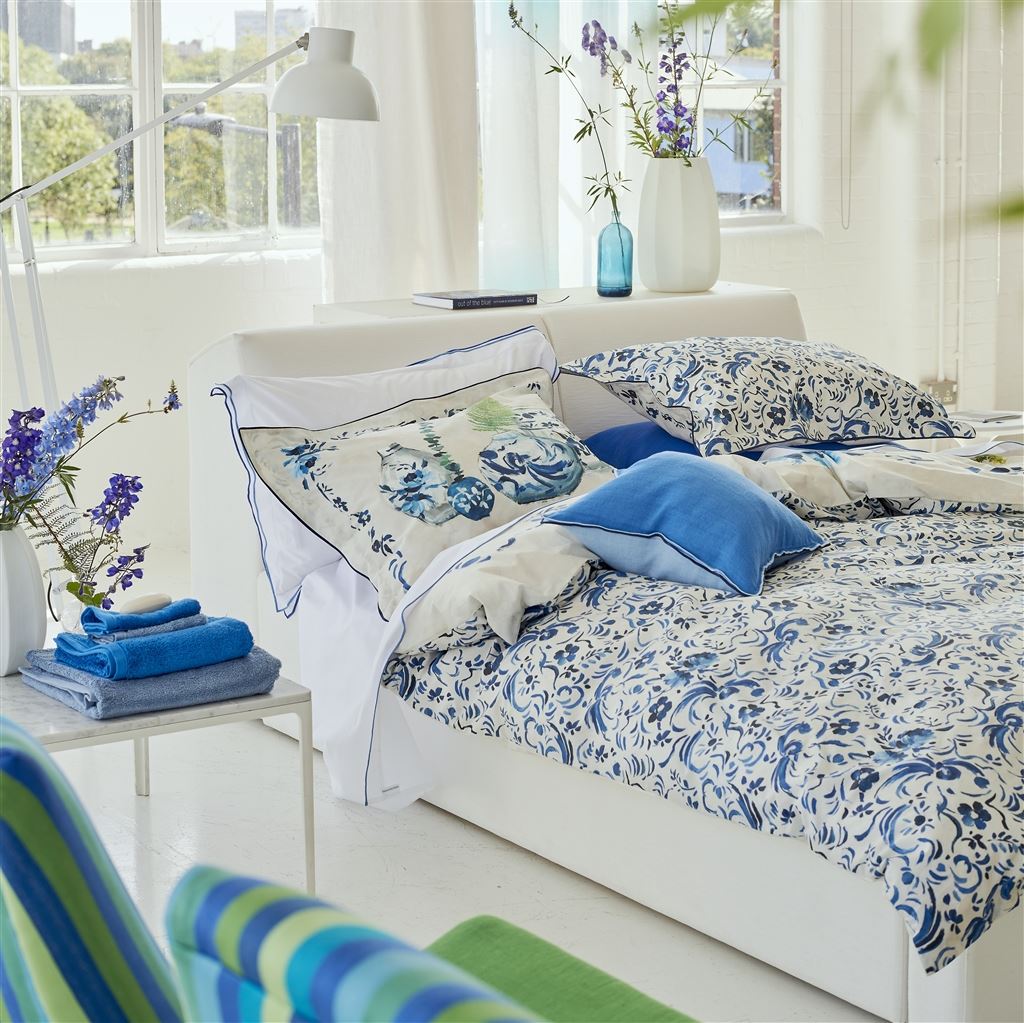 Kawana Delft Cotton Bed Linen