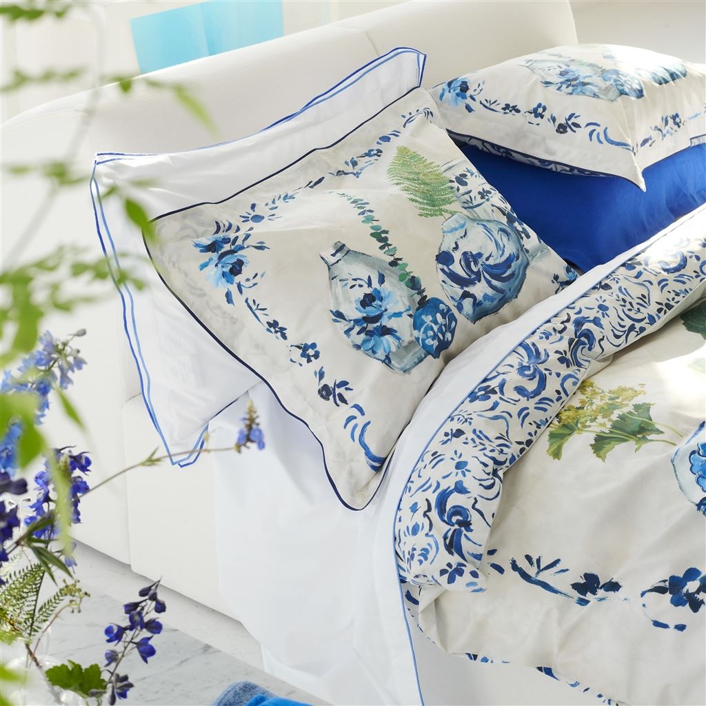 Kawana Delft Cotton Bed Linen