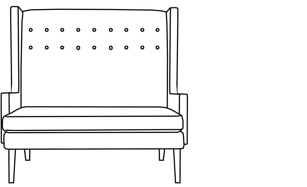 Harper Bench with Arms