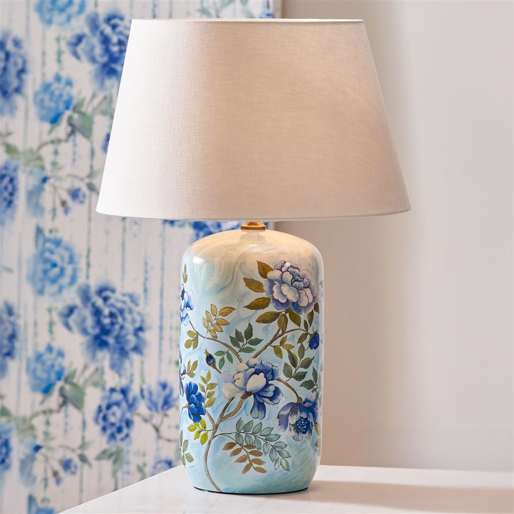 Porcelaine de Chine Cobalt Table Lamp