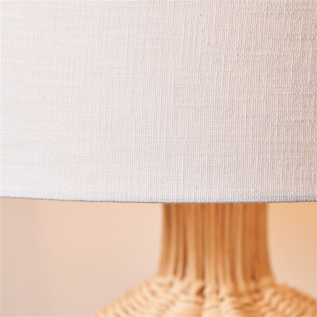 Brera Cobalt Raffia Small Table Lamp