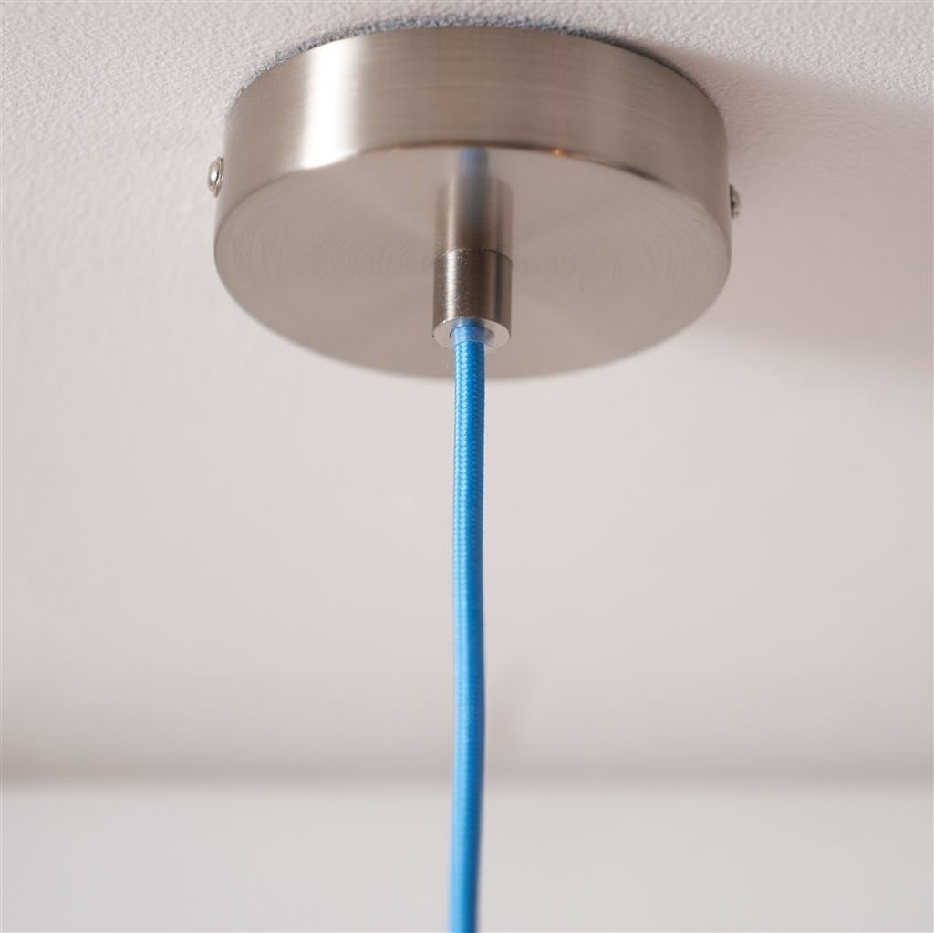 Brera Cobalt Raffia Ceiling Pendant