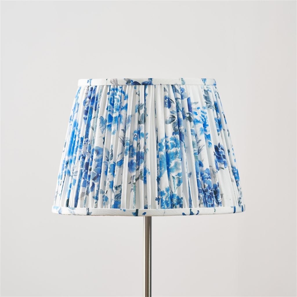 Kyoto Flower Cobalt Pleated Shade