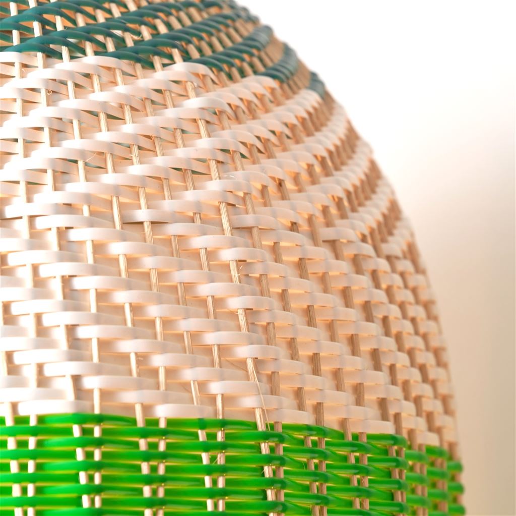 Brera Emerald Raffia Ceiling Pendant