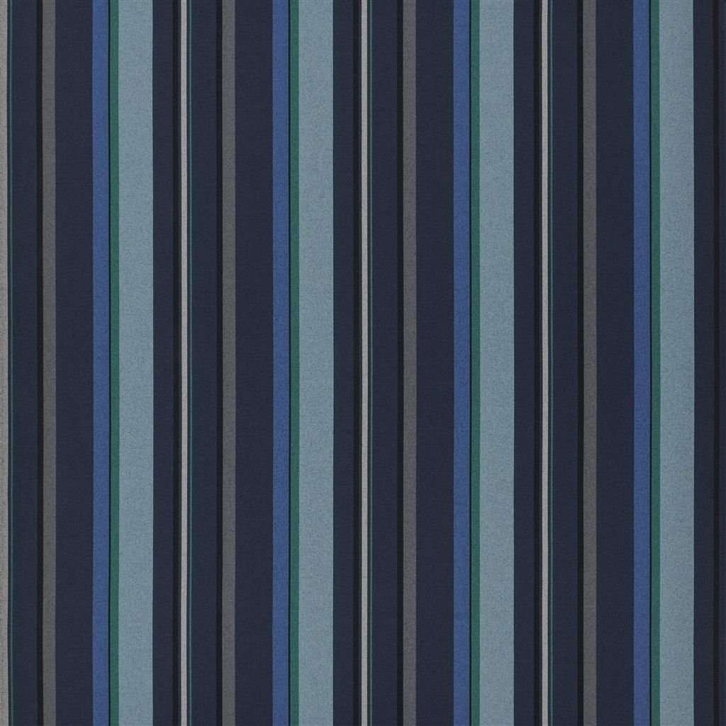 webbing stripe - indigo fabric