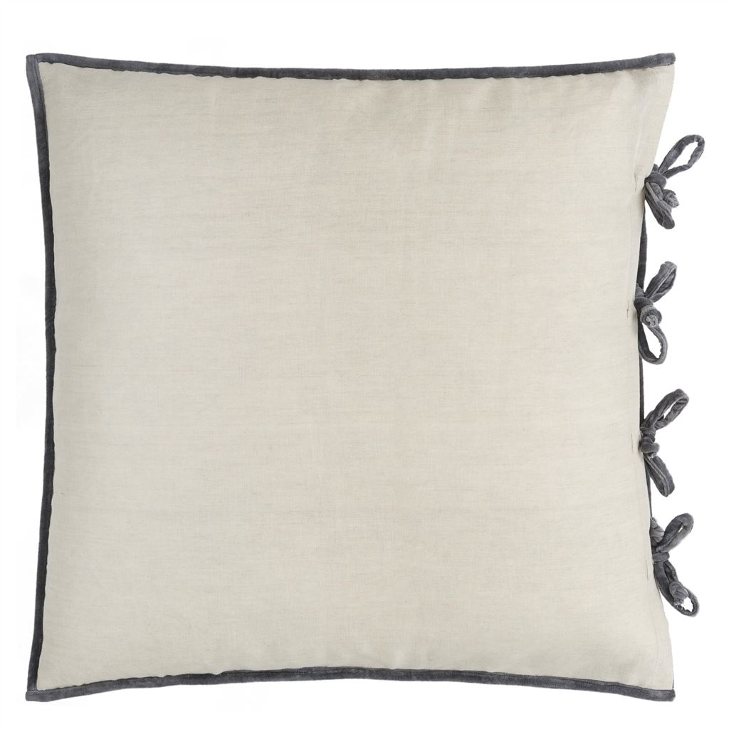 Sevanti Graphite Pillowcase 65x65cm - Reverse