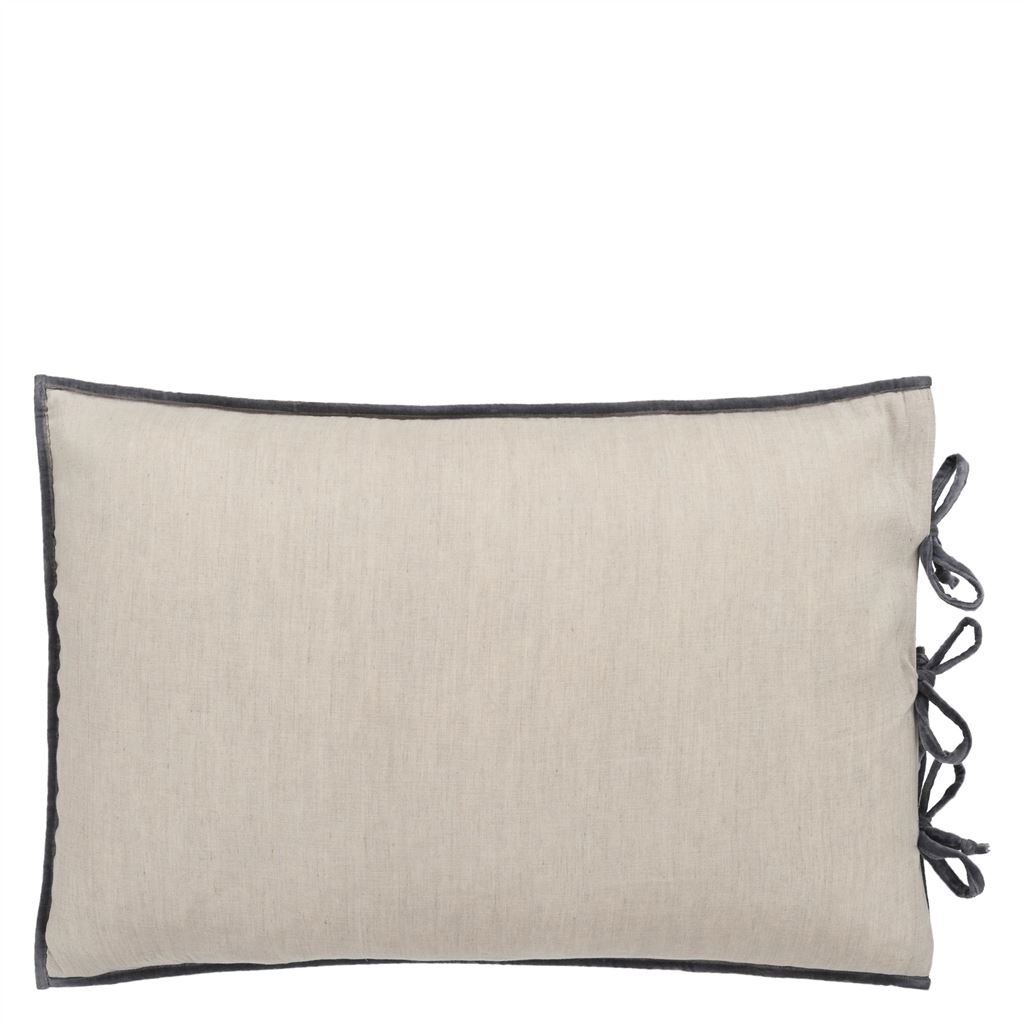 Sevanti Graphite Pillowcase 75x50cm - Reverse