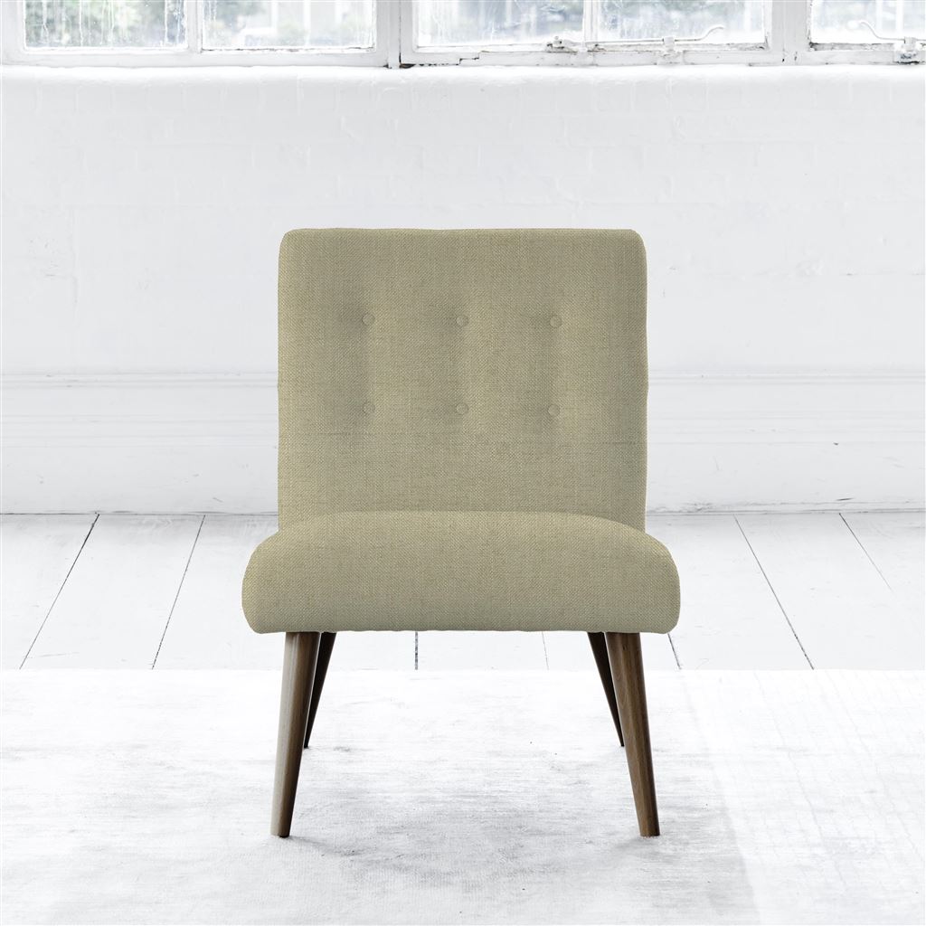 Eva Chair - Walnut Leg - Elrick Hessian