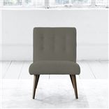 Eva Chair - Self Buttonss - Walnut Leg - Rothesay Pumice