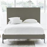 Square Bed - Superking - Metal Leg - Rothesay Pumice