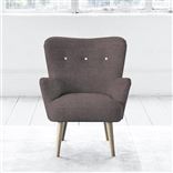 Florence Chair - White Buttonss - Beech Leg - Zaragoza Clover