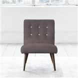 Eva Chair - White Buttonss - Walnut Leg - Zaragoza Clover