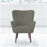 Florence Chair - Self Buttonss - Walnut Leg - Zaragoza Driftwood