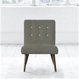 Eva Chair - White Buttonss - Walnut Leg - Zaragoza Driftwood