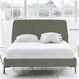 Cosmo Bed - Self Buttons - Superking - Metal Leg - Zaragoza Driftwood