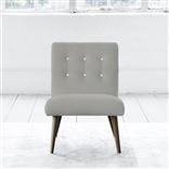 Eva Chair - White Buttonss - Walnut Leg - Zaragoza Eggshell