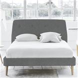 Cosmo Bed - Self Buttons - Superking - Beech Leg - Zaragoza Zinc