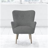 Florence Chair - Self Buttonss - Beech Leg - Zaragoza Zinc