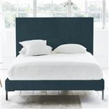 Square Bed - Superking - Metal Leg - Cassia Kingfisher