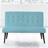 Eva 2 Seater - Walnut Leg - Brera Lino Turquoise