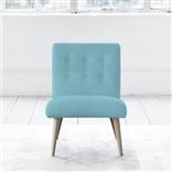 Eva Chair - Beech Leg - Brera Lino Turquoise
